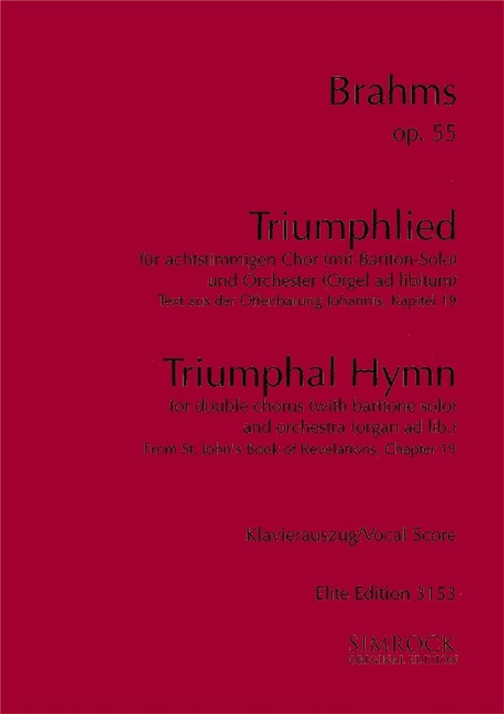 Triumphal Hymn op. 55